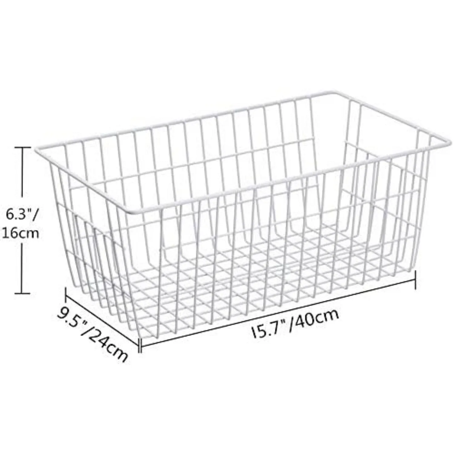 Storage Baskets Organizer Storage Bins Large Organizer Bins for Kitchen Organization Storage-Set of 8