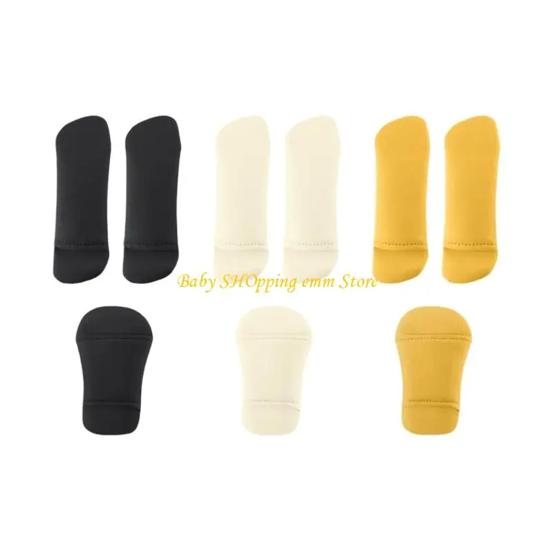

23GD 3Pcs Car Shoulder Pads And Crotch Protector Set For Strollers Baby Safety Cushion Accessories