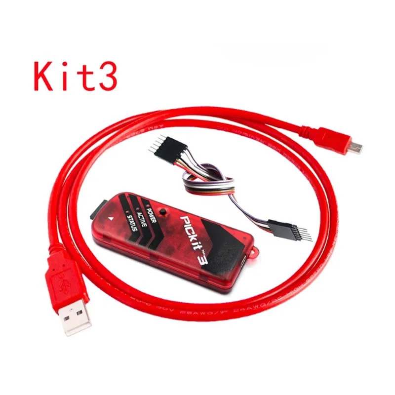 1 مجموعة PICKIT3 PIC KIT3 PICKIT 3 مبرمج غير متصل برمجة محاكاة PIC رقاقة متحكم صغير