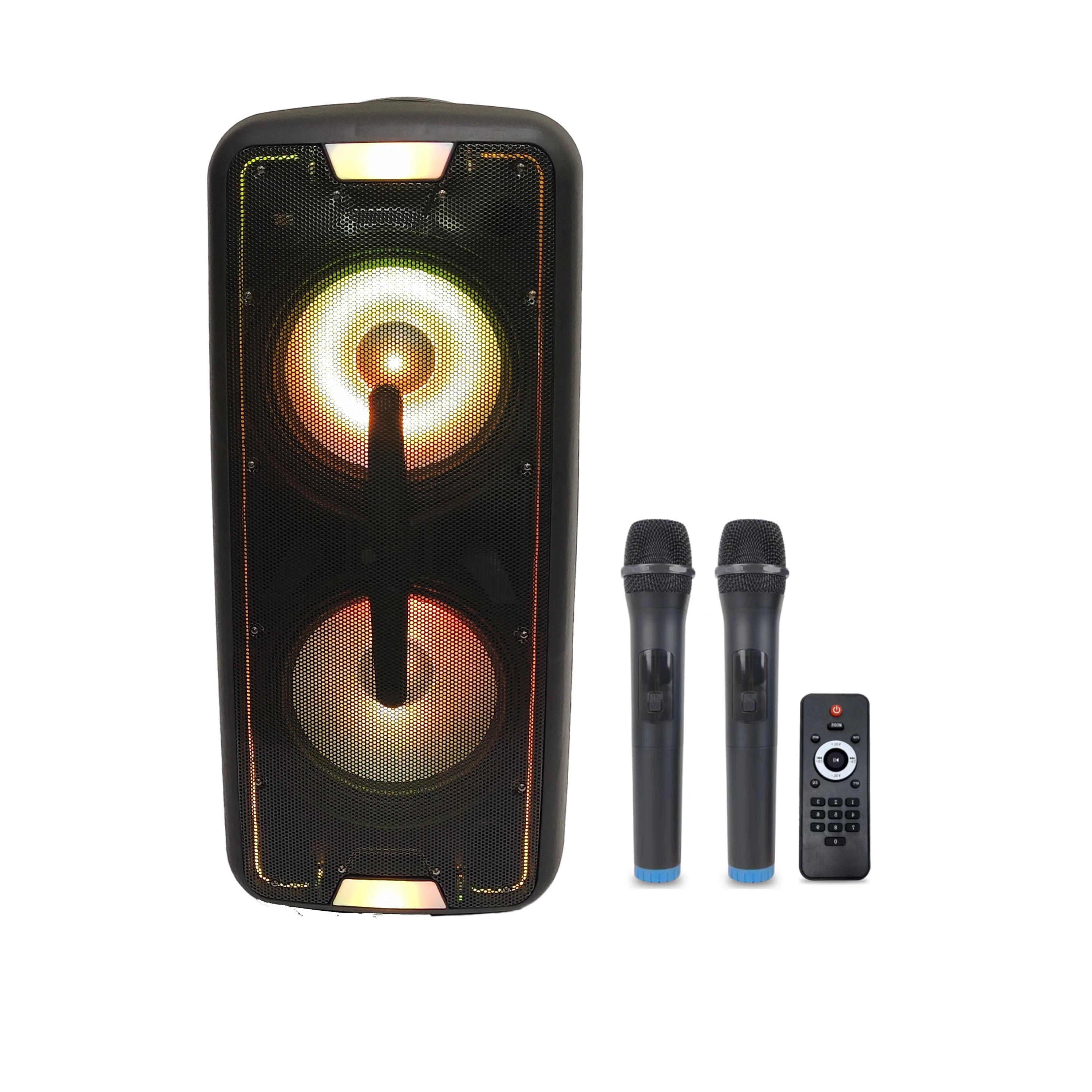 

Double 12 Inch Speakers Audio System Sound Home Theatre Usb Blue Tooth Speaker
