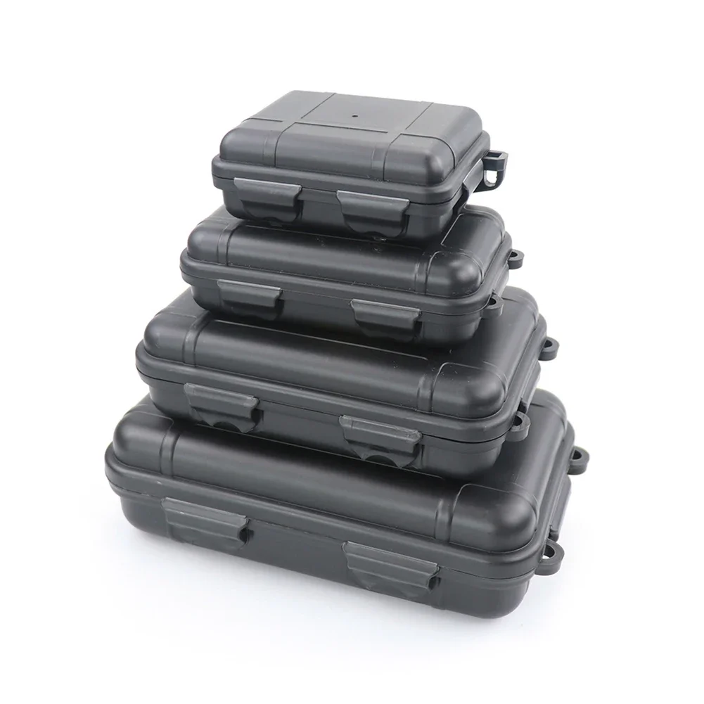 EDC Survival Sealed Box Outdoor Plastic Waterproof Airtight Dustproof Shockproof EDC Storage Container Case Travel Storage Box