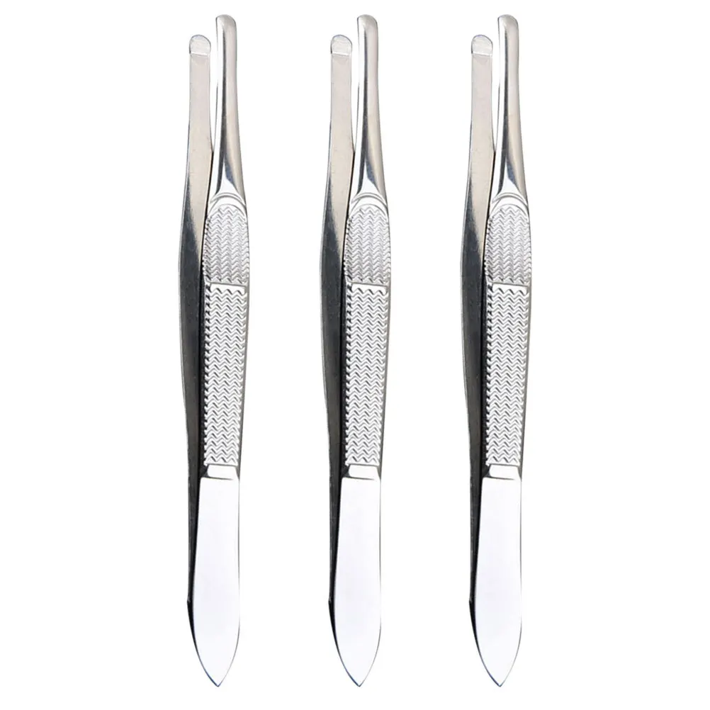 

3Pcs Eyebrow Tweezers Precision Stainless Steel Facial Hair Removal Tools Eyebrow Grooming Kit for Women Teens