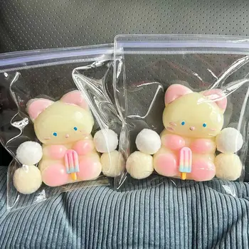 Kawaii الكرتون الحيوان ضغط اسفنجي الإصبع اللعب الآيس كريم القطط الأغنام الأرانب الدببة الكبار الإجهاد الإغاثة الاطفال اللعب فتاة الهدايا