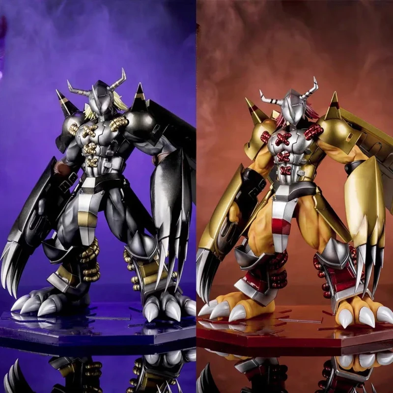20CM Digimon Adventure War Anime Greymon Figur Greymon Actionfiguren PVC-Statue Desktop-Dekoration Sammlerstück Modell Spielzeug Geschenke