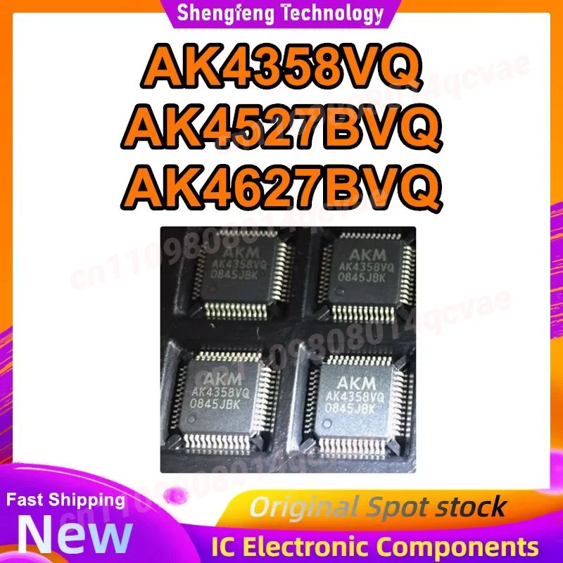

AK4358VQ AK4527BVQ AK4627BVQ QFP48 IC-чип 100% новый оригинальный в наличии