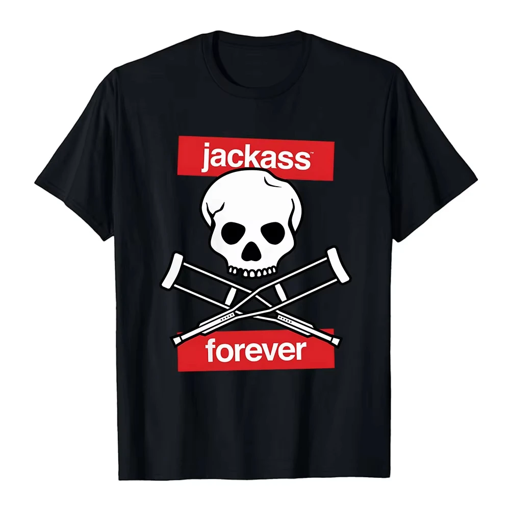 Forever Jackass Best and Last T-shirt Summer Cotton Soft Male Tshirts Unisex Streetwear Design Graphic Print Merch Male Clothes