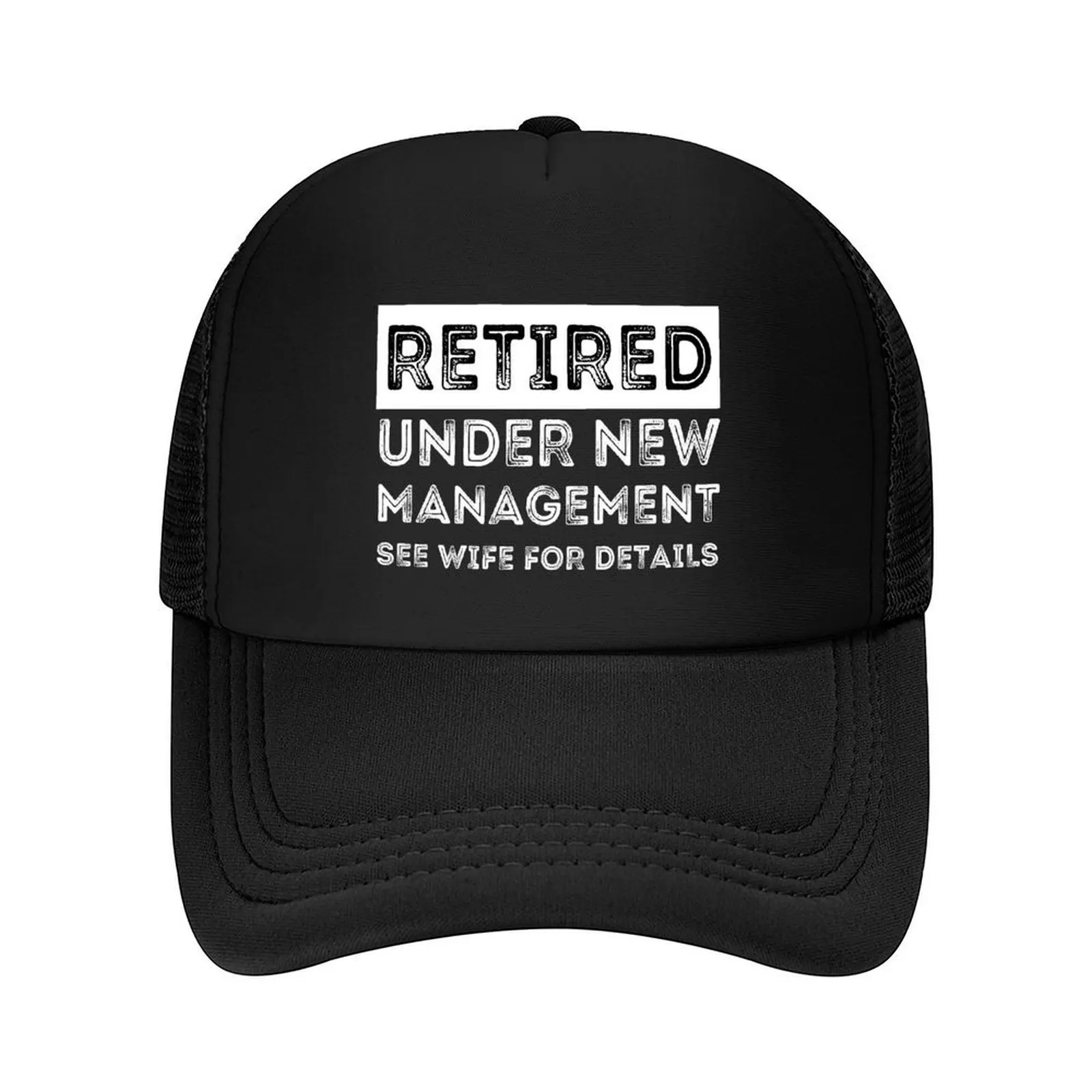 

RETIRED UNDER NEW MANAGEMENT SEE WIFE FOR DETAILS Baseball Cap Sports Cap Rugby golf hat genuine Luxury Hat Women Caps Men's