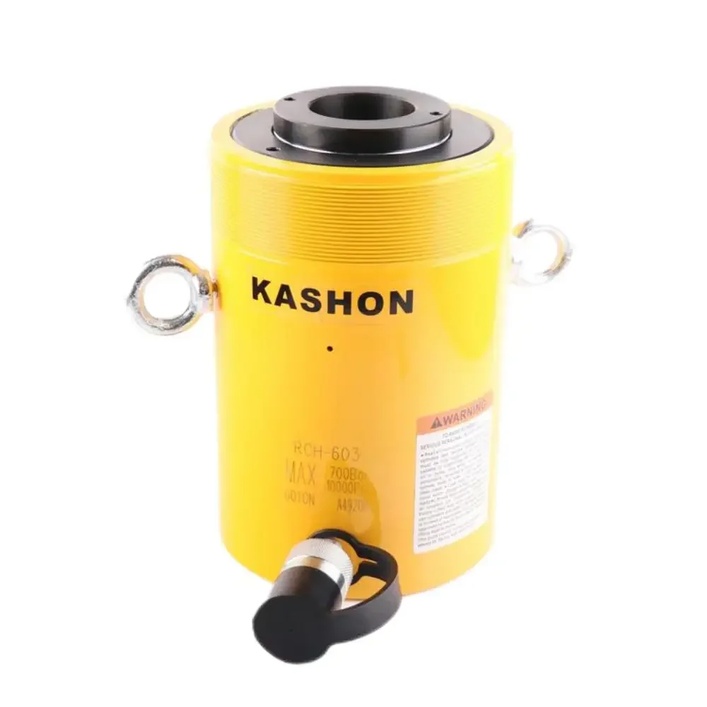 RCH-603 60 Ton Single Acting Spring Return Hollow Plunger Hydraulic Cylinder 700 Bar/10000 psi for Jacks