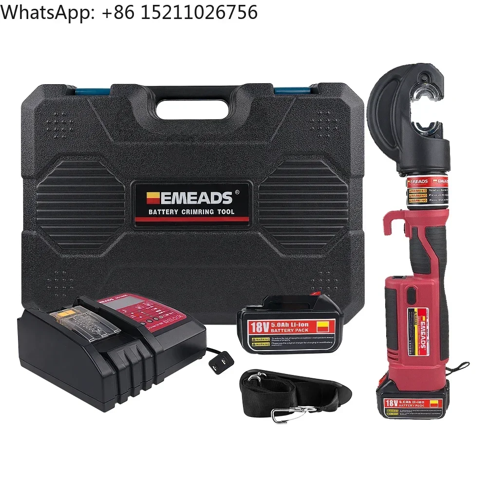 GES-400B Emeads Battery  Hydraulic Cable Crimper Connector Copper Cordless Electric Crimping Tool