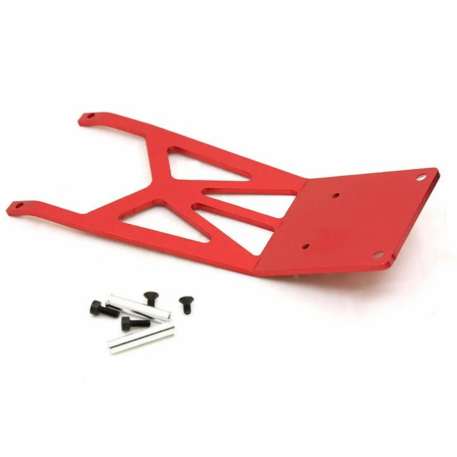 Aluminum Chassis Skid Plate Guard for RC Car 1 10 Slash 2WD Front Bumper Protector with Mounting Hardware