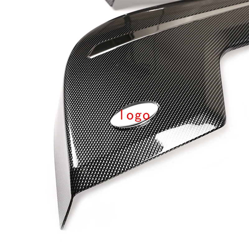 ABS Carbon fiber Inner Door Panel Anti Kick Protection Cover Trim Sticker For Land Rover RR Velar 2017-2021 Car Accessories