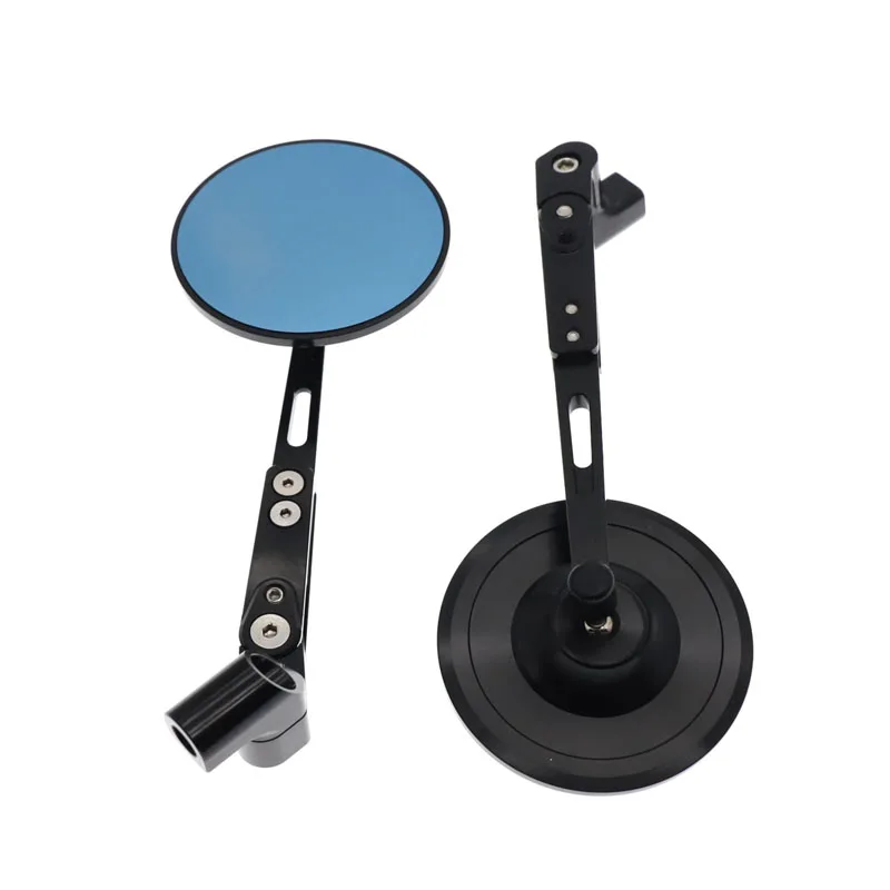 Universeller 8mm 10mm Aluminium-Rundspiegel mit HD-Sicht, Motorradspiegel mit blauem Glas für GSX-S750 GSX-S1000 V-Strom650 – Detail 7