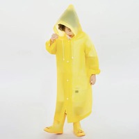 New EVA Kids Raincoat Full Body Non-disposable Rain Coat Durable Waterproof Rain Gear Outdoor