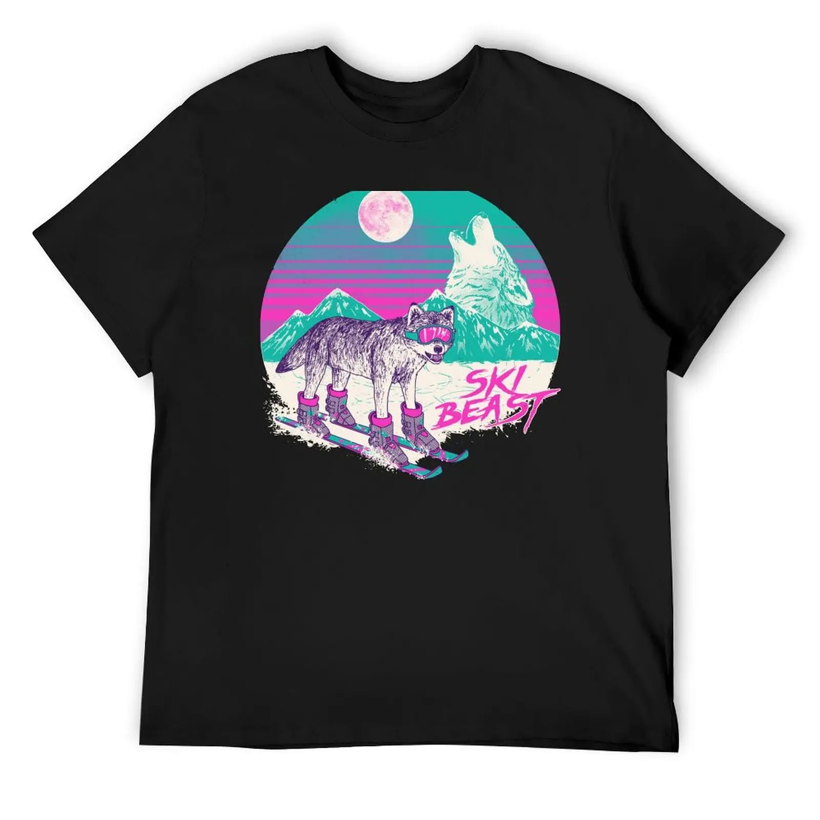 Ski Beast T-Shirt blacks kawaii clothes oversized graphic tee new edition mens t shirts top quality