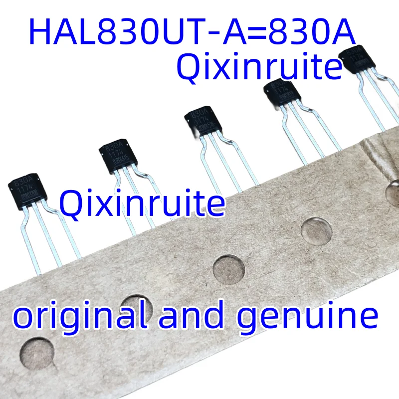 Qixinruite  Brand new original imported HAL830UT-A=830A TO-92 programmable linear Hall accelerator pedal angle detection