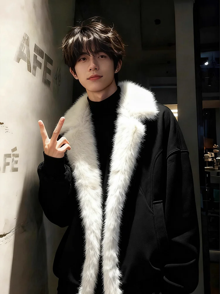 

Утепленная хлопковая куртка Bla Thiened: Мужская зимняя куртка в американском стиле, модная хлопковая одежда, свободный крой, молодежная, популярная модель