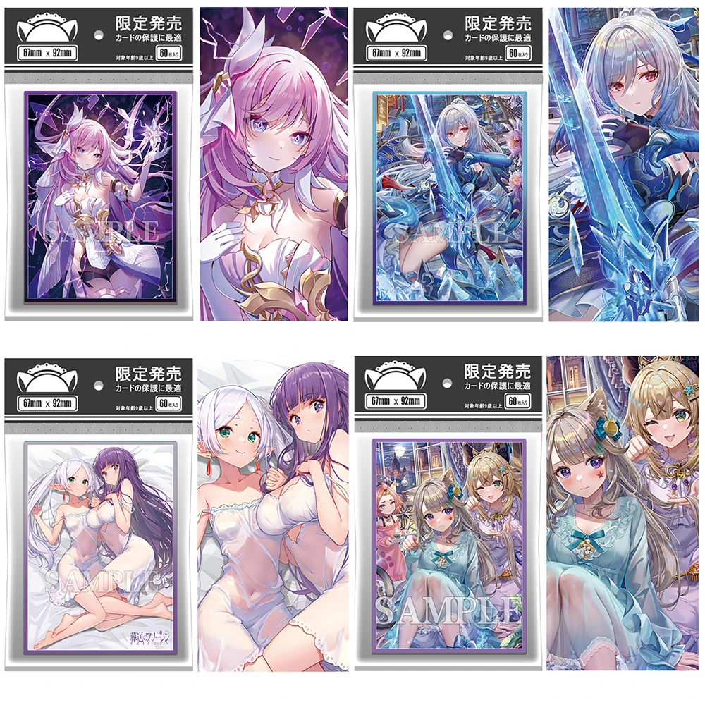 

Game 60Pcs Honkai Impact 3 Laser Card Sleeves Cute Frieren Jingliu Furina Card Protector Cover MTG PTCG 67X92mm Fans Gift