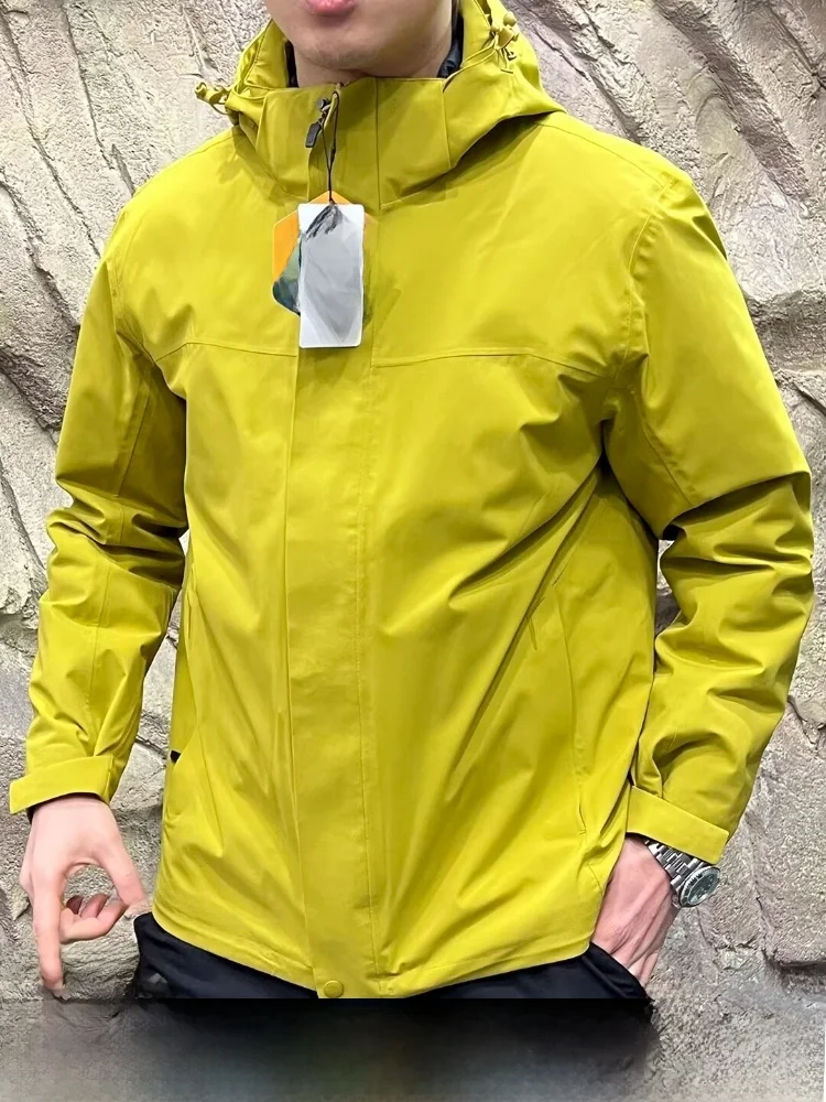 

Heavyweight Men's Outdoor Tee-in-One down Jaet Northeast Cold Resistant Thiened Warm Hooded Windbreaker Coat