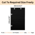 60x150CM Black Full