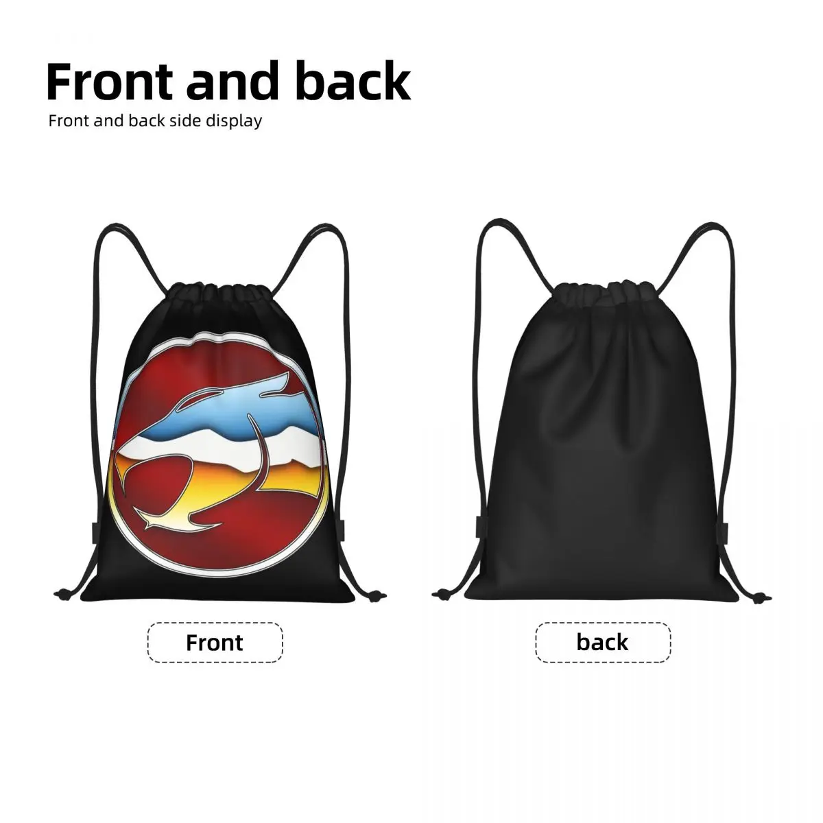 Custom Thundercat Cartoon Anime Drawstring Bags Women Men Lightweight Sports Gym Storage Backpack