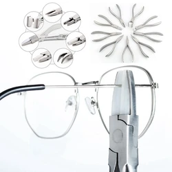 Glasses Plier Set Spectacle Adjusting Plier Glasses Pliers Tool Optical Eyeglass Repair Tool Stainless Steel Glasses Repair Tool