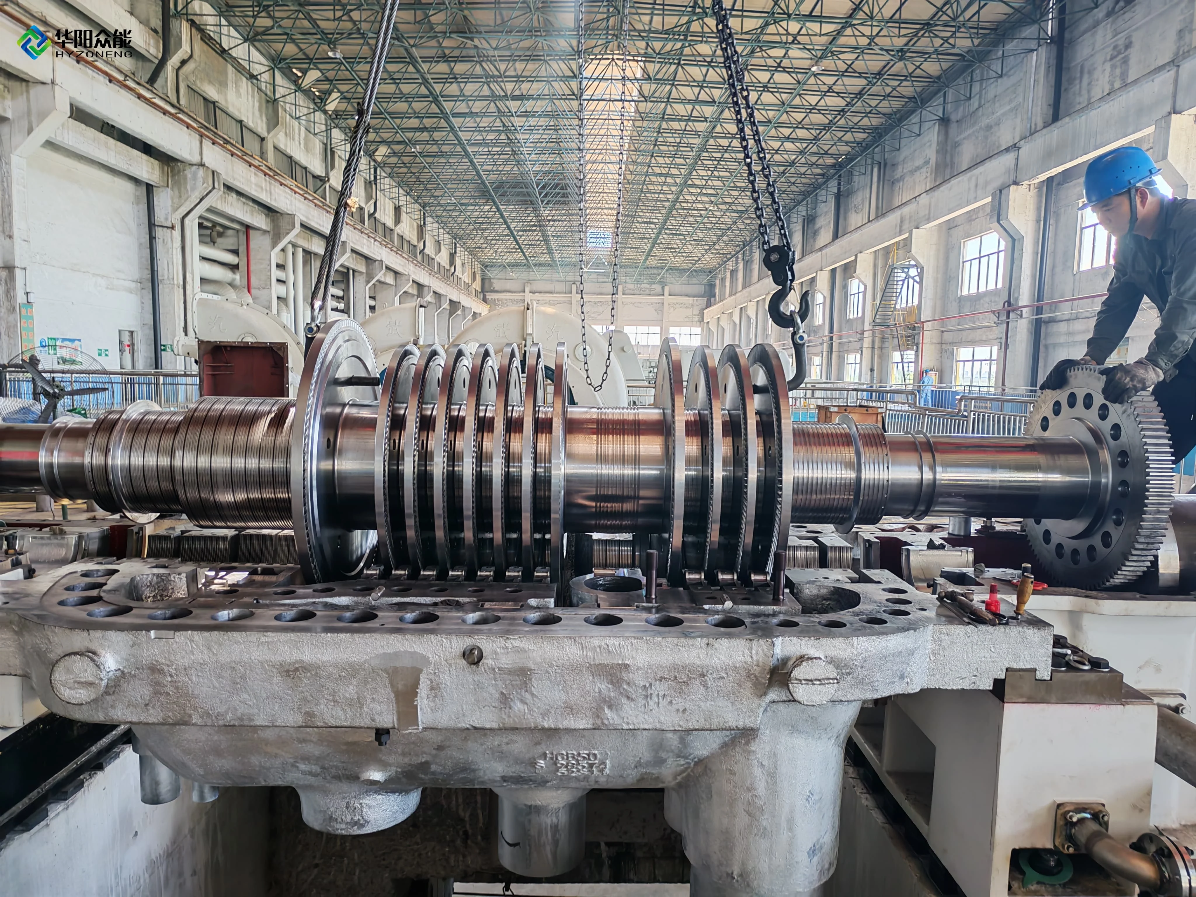 높은 평판의 저온 저압 70MW 응축 증기 터빈 발전기