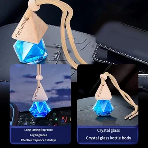 Auto -Aromatherapie -Duft anhängern Flasche Diffus der Parfüm Automobildekoration Auto Hanges Glasflasche Leere Parfüm Hauptverkäufe Scentris Borlas - №4