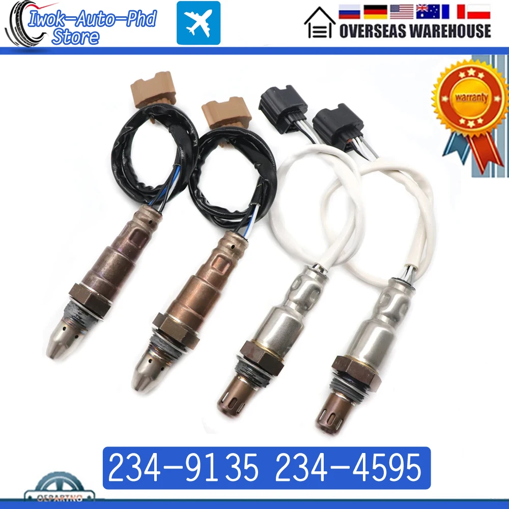 

4pcs Front Rear Air Fuel Ratio Lambda O2 Oxygen Sensor 234-9135 234-4595 234-4599 For Nissan Altima Sadan Pathfinder Infiniti