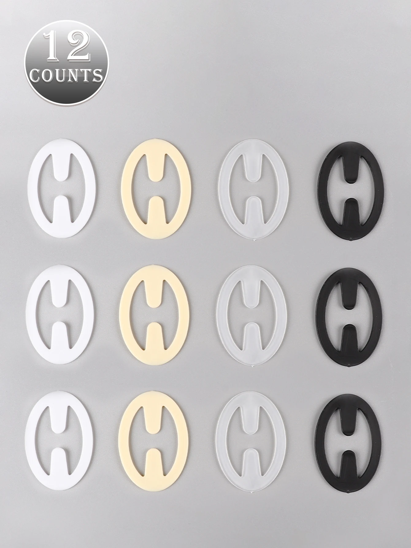 

12 шт. эллиптическая форма, женский бюстгальтер, зажимы для ремней, модная свадебная вечеринка, невидимые держатели с пряжками для бюстгальтера, нижнее белье, нескользящий крестик St