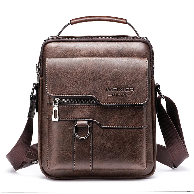 

2023 Men's Shoulder Bag Leisure Genuine Leather Crossbody Bag Retro Portable Business Men's Sports Bag