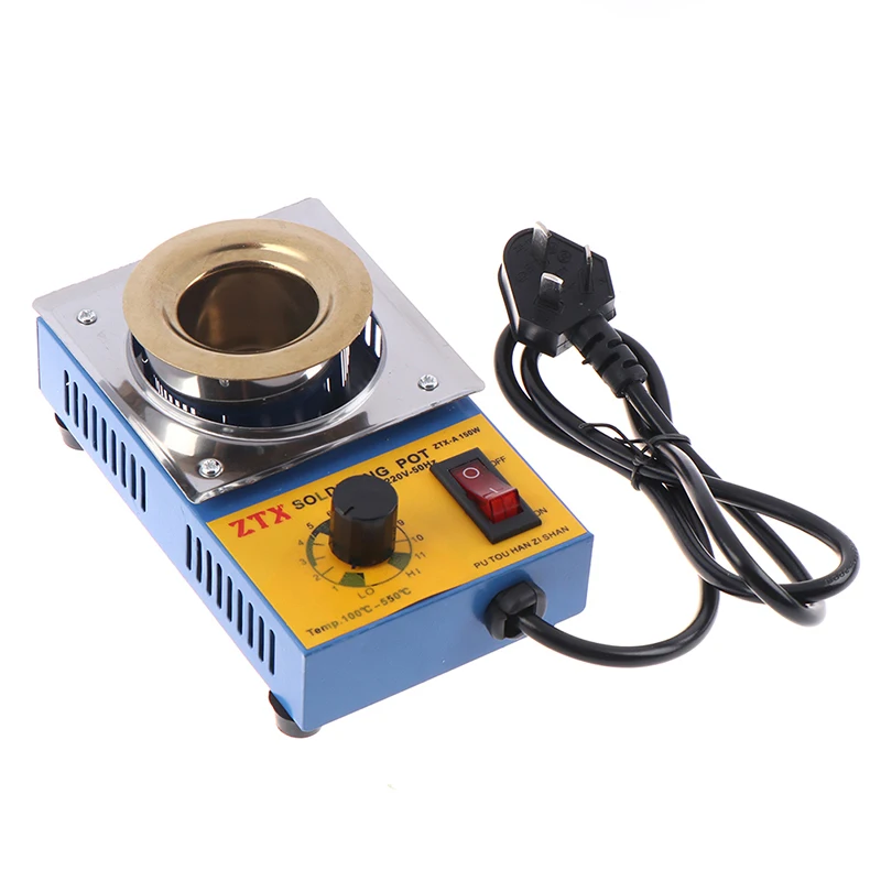 

100-550°C Solder Pot Soldering Desoldering Bath Stainless Steel Plate HOT