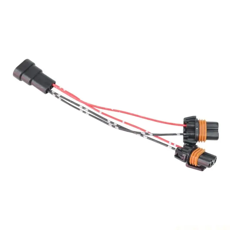 J0MA Universal 9005 9006 HB3 HB4 Female Adapter Harness For Headlight Conversion With High Temperature Resistance