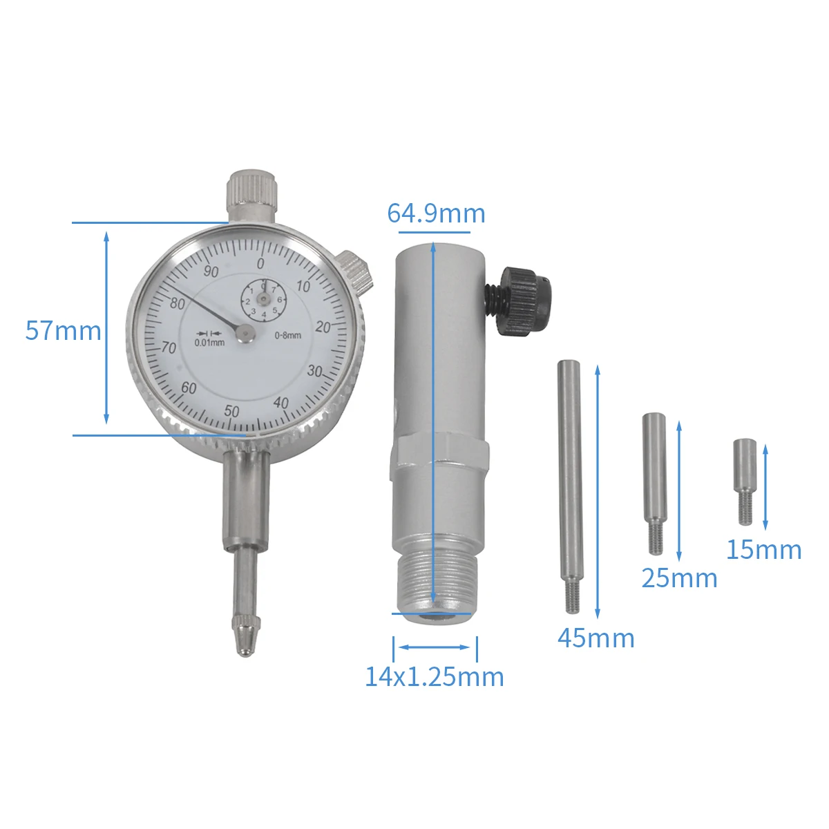 For 14mm/18mm Top Dead Center TDC Tool Timing Gauge Motorcycles Accessories For Triumph For Harley For BMW For Honda For Suzuki