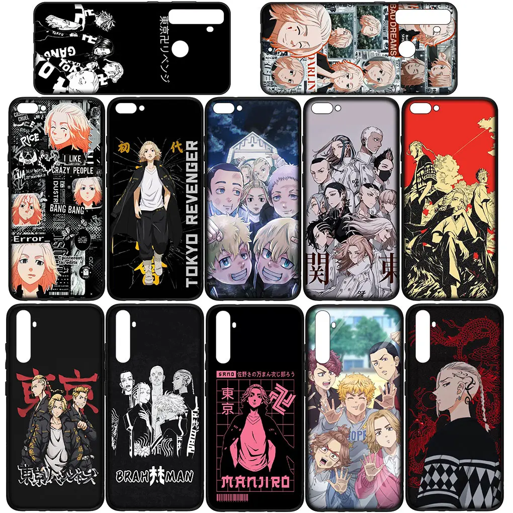 Tokyo Revengers Mikey Hinata Naoto Phone Cover Case for Samsung Galaxy A10 A20 A53 A30 A31 A32 A50 A51 A52 A12 A33 Soft Casing