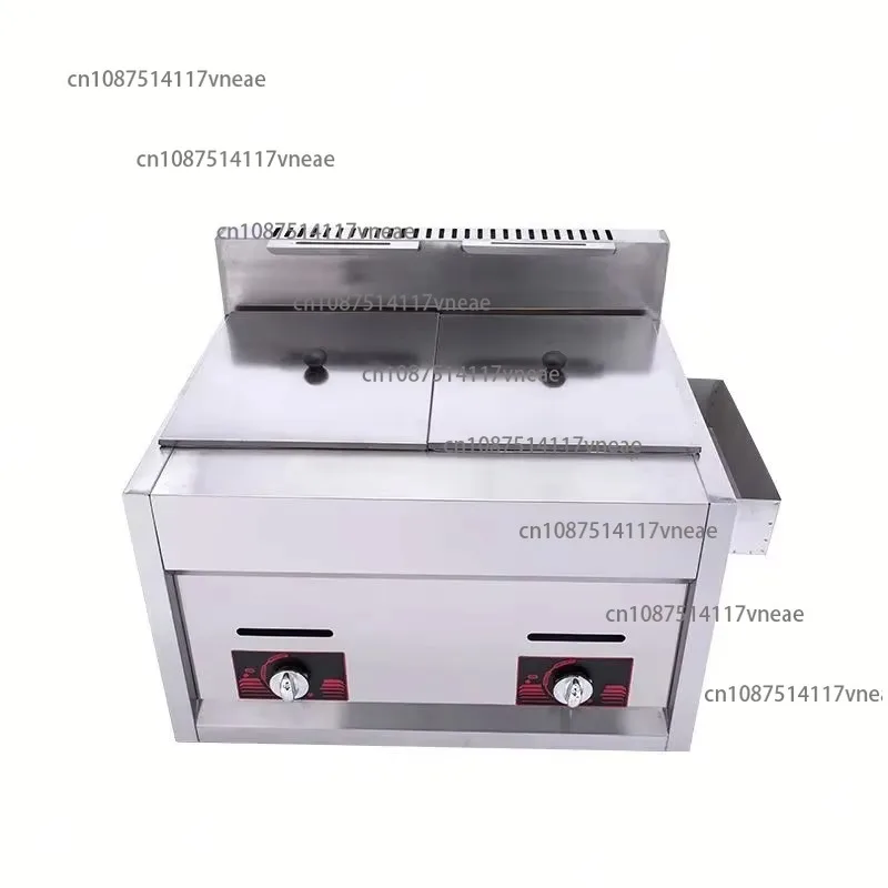 Gas Deep Fryer Frituur Container  Snacks ProductielijnOlie Frituur Machine