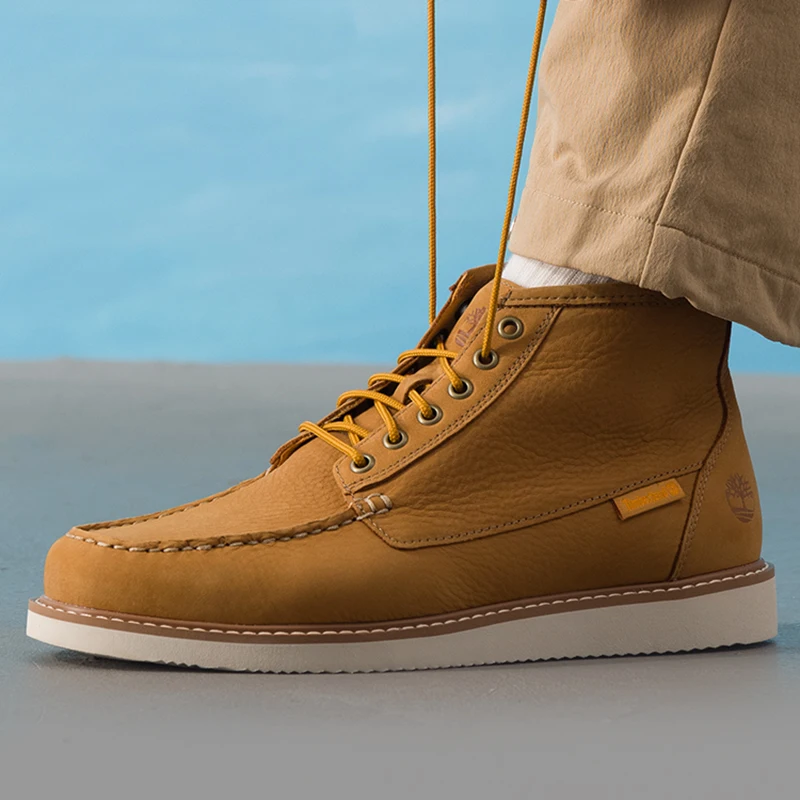أحذية تمبرلاند الرجالية متوسطة الدانتيل أحذية تشوكا للأعمال أحذية متوسطة القطع أحذية للسفر في الهواء الطلق A6Aze754