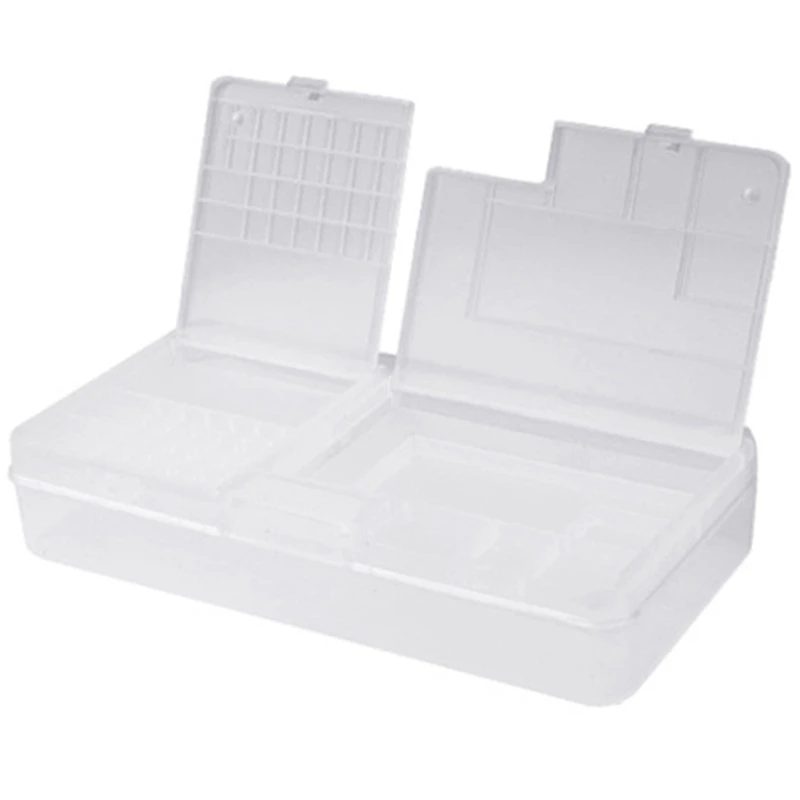 

10 Pieces Of Mobile Phone Repair Tool Storage Box, Suitable For Iphone Motherboard Component Storage Box Container