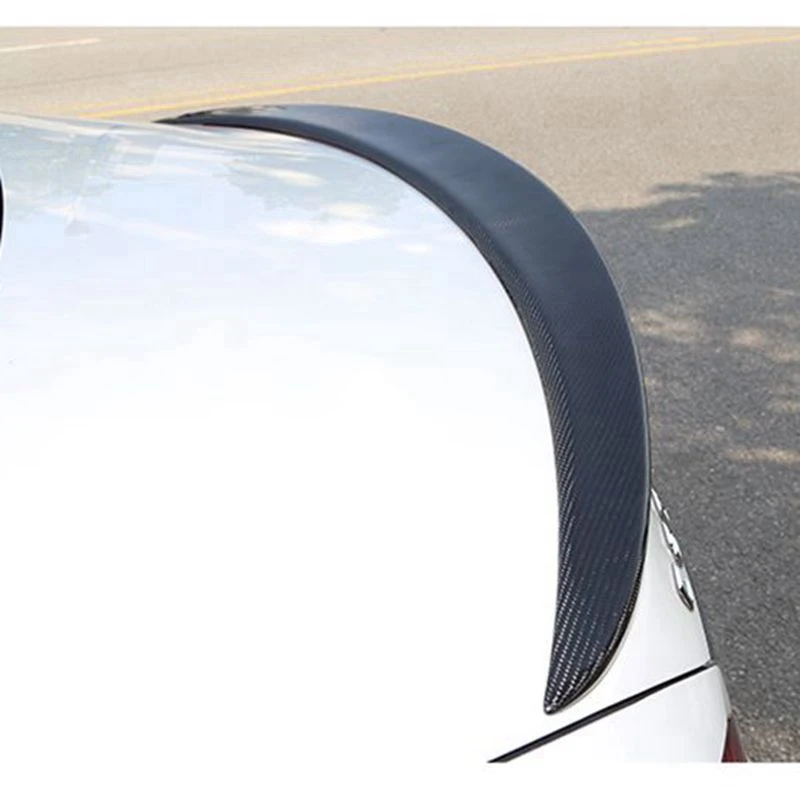 C-Class 2DOORS  Carbon Fiber / black Rear Trunk Spoiler FOR Mercedes Benz W205 Coupe 2015+ C63  C200 C250 C350