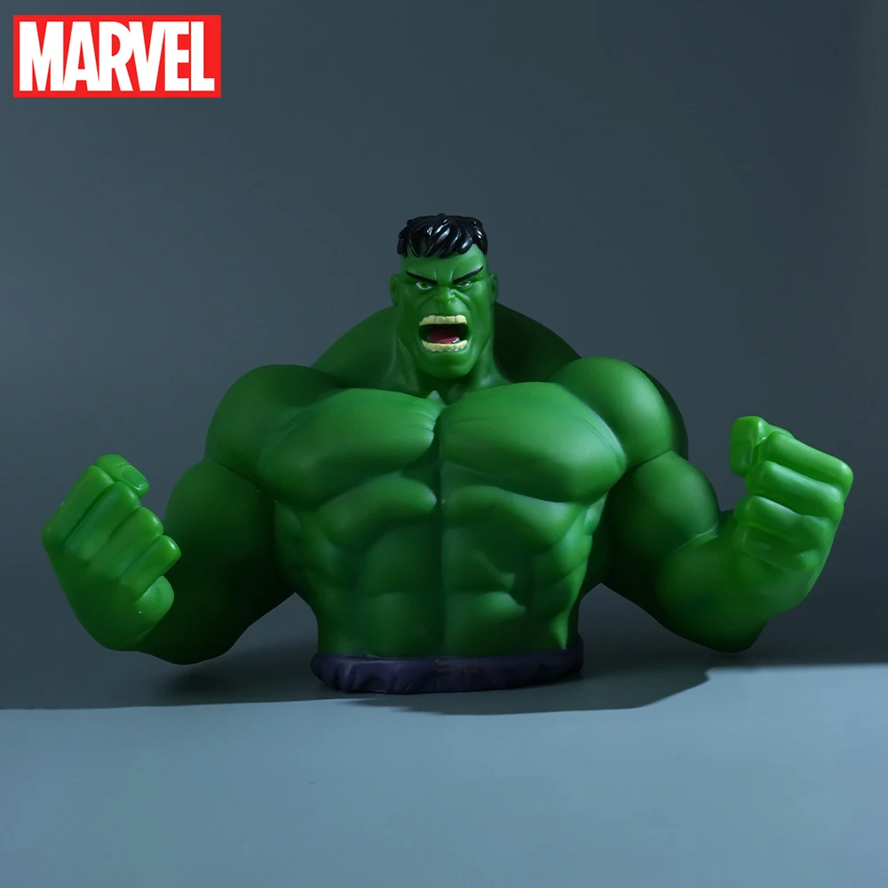 Marvel Officially License 1pc Figural Hulk Statue Bank PVC Movie Peripheral Money Bank Gift Funny Valentine's Day Gift