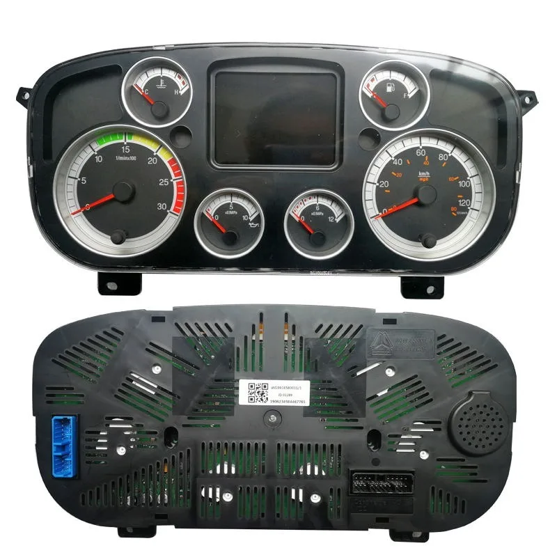 

Combination Instrument WG9918580011 for Sinotruk Howo A7 T7H Haohan Cab Instrument Panel Odometer Water Temperature Meter