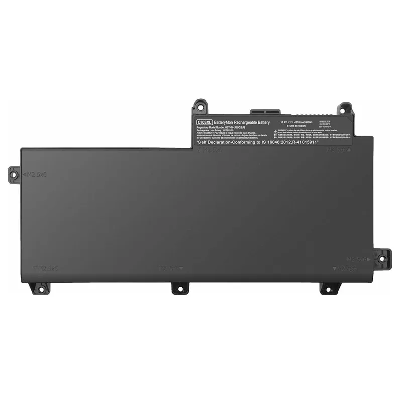 New CI03XL Laptop Battery 11.4V 48Wh for HP ProBook 640 G2 645 G2 650 G2 655 G2 640 G3 645 G3 650 G3 655 G3 820 G3 801554-001