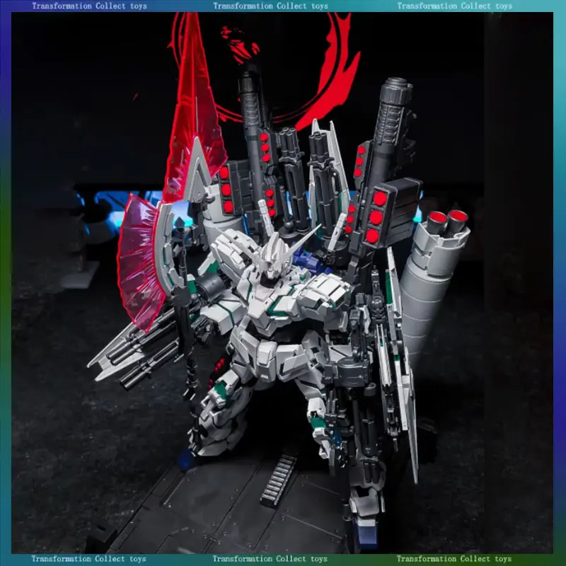 

Модель MENGHU MGEX RX-0 Ver Ka Full Armor Unicorn в масштабе 1/100, сборная фигурка, пластиковый скелет, пластиковая модель, игрушка, подарок