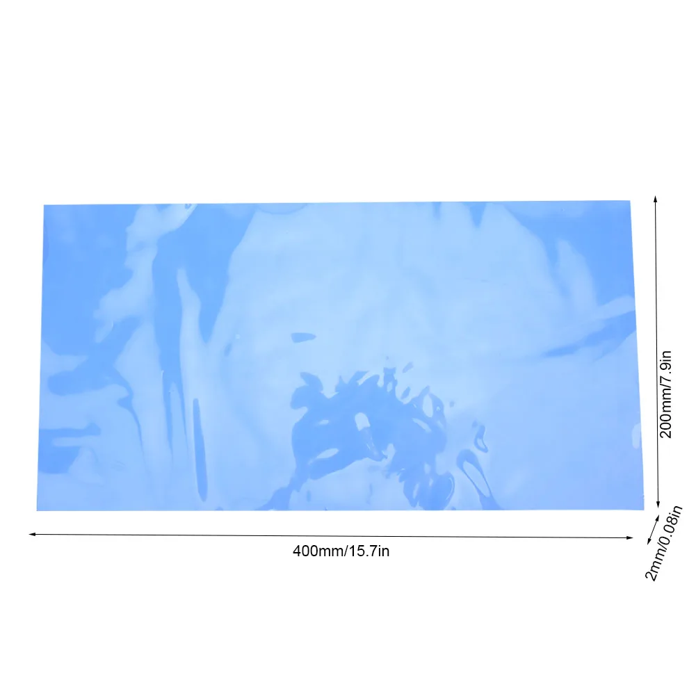 Silicone Thermal Conductivity Pad CPU GPU Heat Conduction Sheet 200x400x2mm 1.5W/m-k