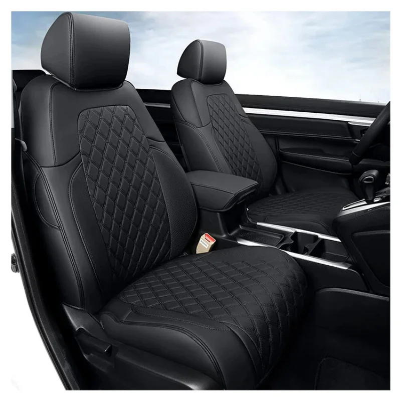 Full Set Original Custom Car Seat Cover for  CR-V Leather Waterproof Vehicle Cushion Cover Car Accessories