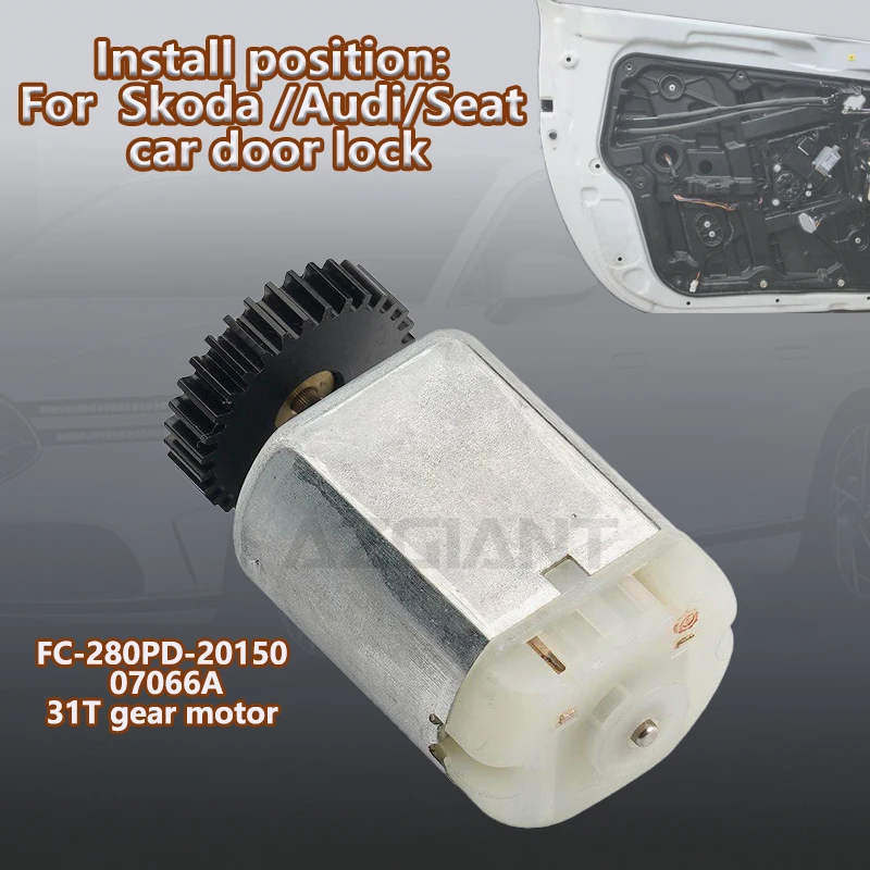 

Car Lock System Door 12V DC Motor Actuator For Skoda Fabia I II /Octavia/Roomster 5J/Audi A3 8P1/Seat Altea XL Cordoba 6L2