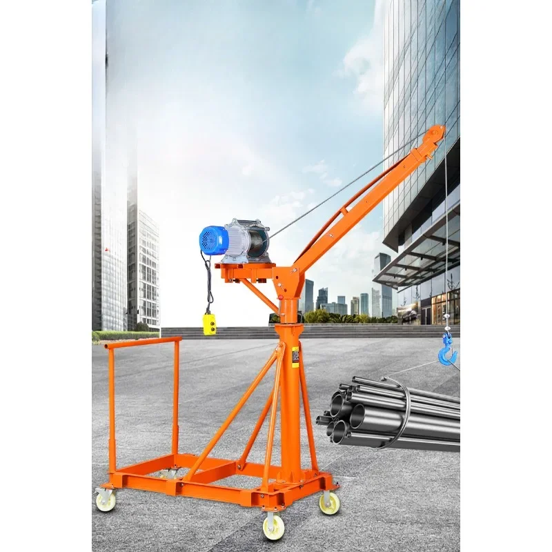 

mobile small crane electric telescopic decoration foldable small