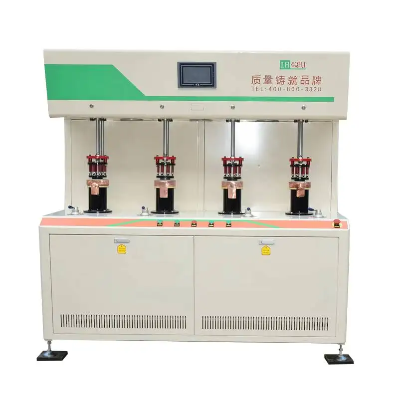 4 station aluminum pot induction brazing machine