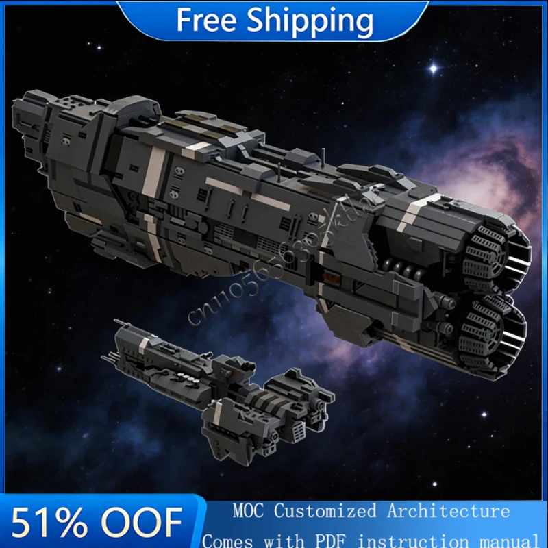 

5028 деталей, серия War Series, MOC, модель тяжелого боевого крейсера Fast Class, конструктор-головоломка, архитектурная модель, игрушки для самостоятельной сборки, подарки