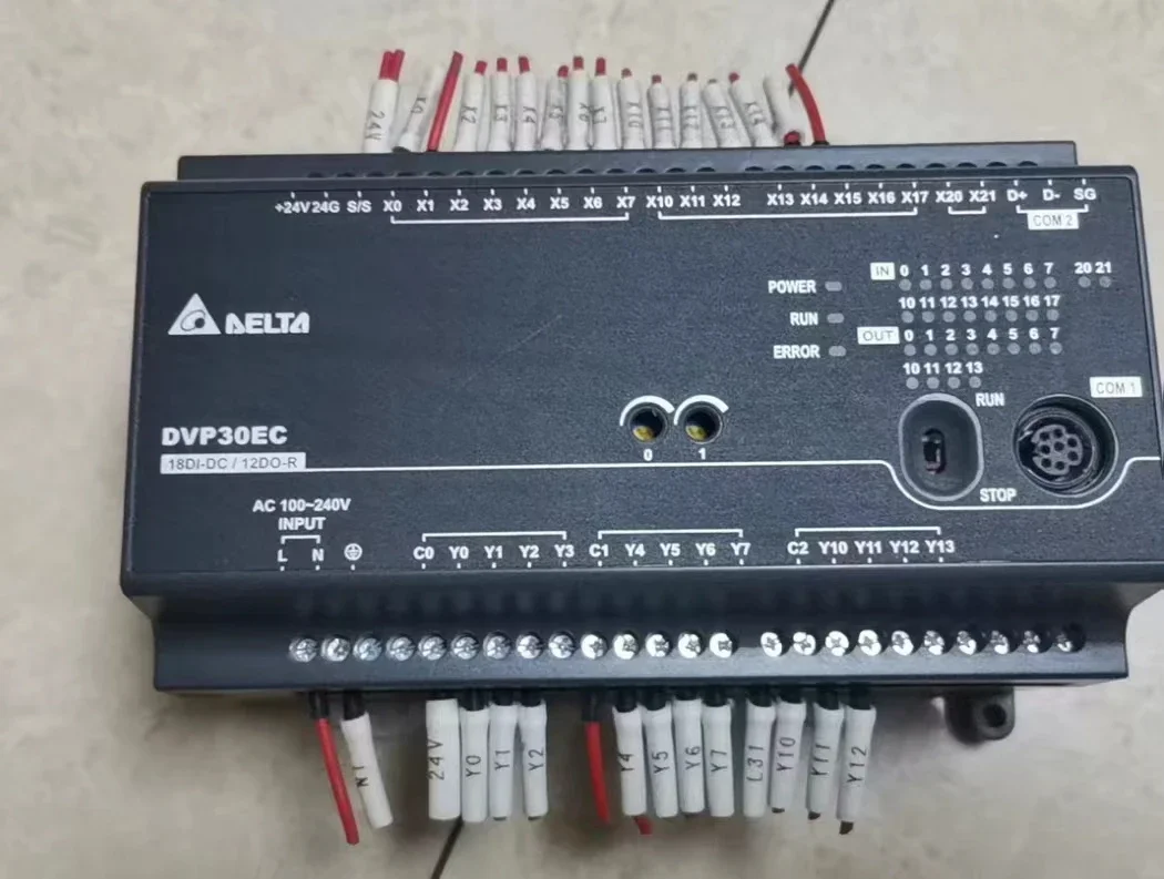 Used DVP30EC00R3 PLc programmable