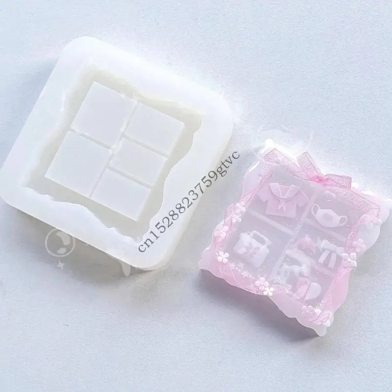 

D0UF Easy to Clean Silicone Mold for Crafting Homemade Photo Frames and Home Decors